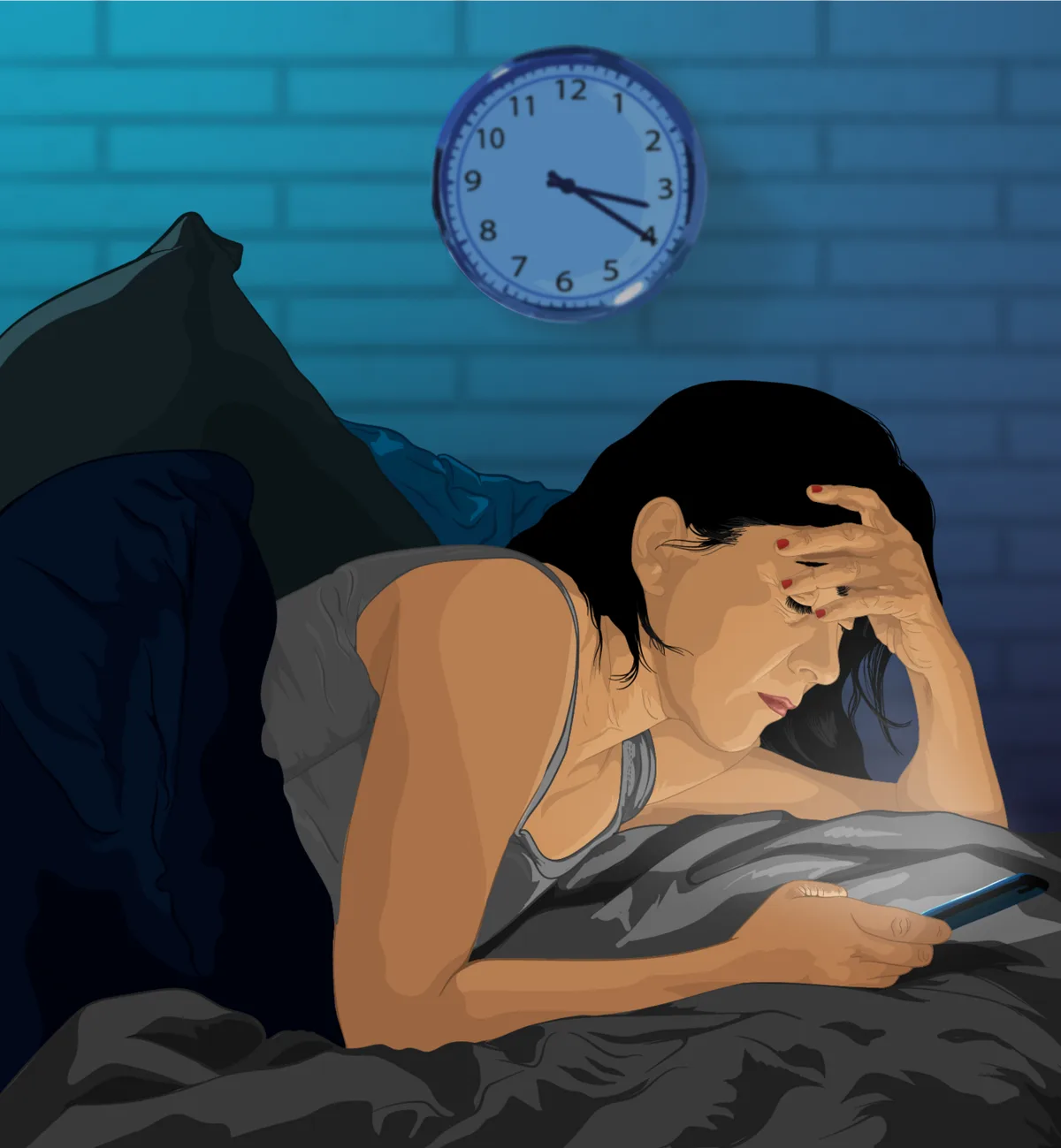 insomnia symptoms diagram